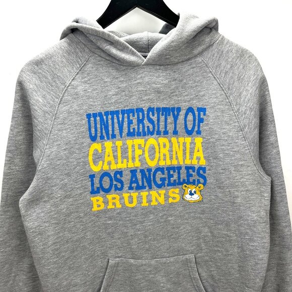 Vintage Y2K UCLA Bruins Hoodie Gray Jansport Large Pullover Sweatshirt Graphic - Picture 2 of 12
